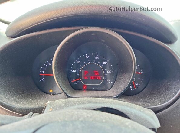 KNDJN2A28G7280205 2016 KIA SOUL Коричневый Вид щитка приборов