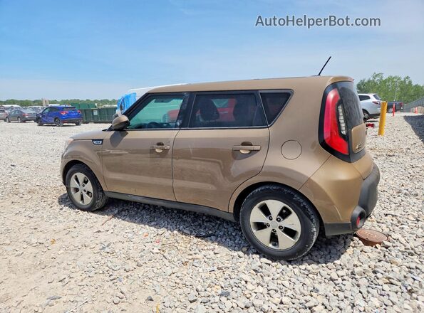 KNDJN2A28G7280205 2016 KIA SOUL Коричневый Задняя левая четверть