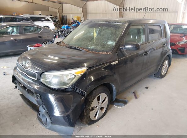 KNDJN2A28G7400942 2016 KIA SOUL Черный Передняя левая четверть