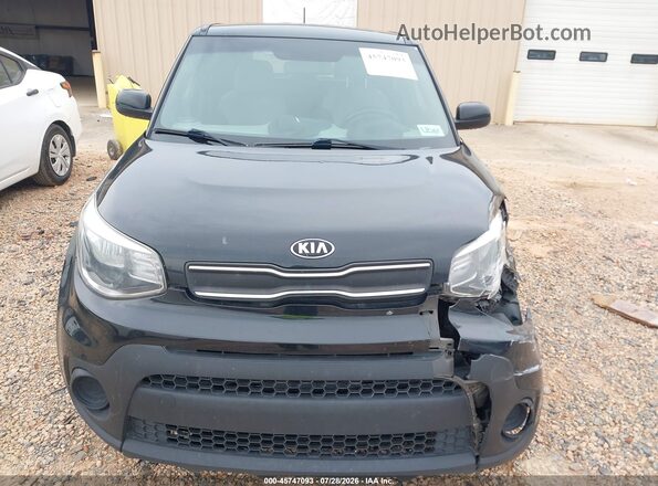 KNDJN2A29J7624017 2018 KIA SOUL Black Instrument cluster view