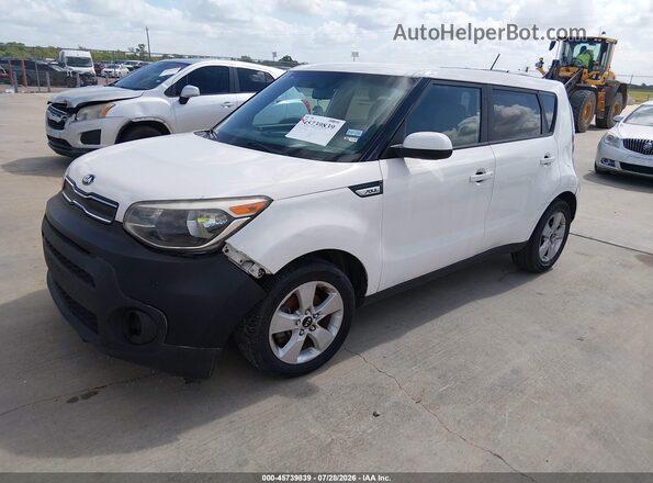 KNDJN2A29K7683053 2019 KIA SOUL Белый Передняя левая четверть