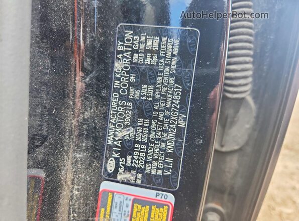 KNDJN2A2XG7248517 2016 KIA SOUL Black Engine compartment view