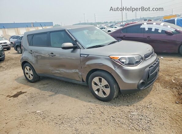 KNDJN2A2XG7262742 2016 KIA SOUL Gray Передня права чверть