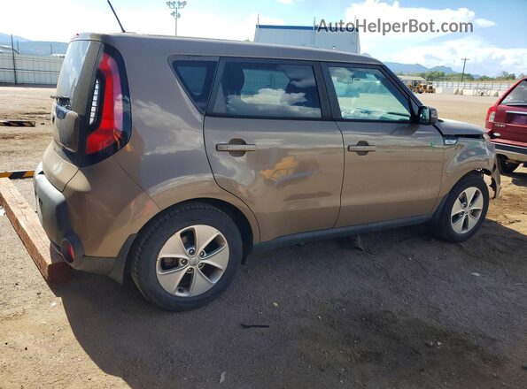 KNDJN2A2XG7287401 2016 KIA SOUL Brown Հետևի աջ