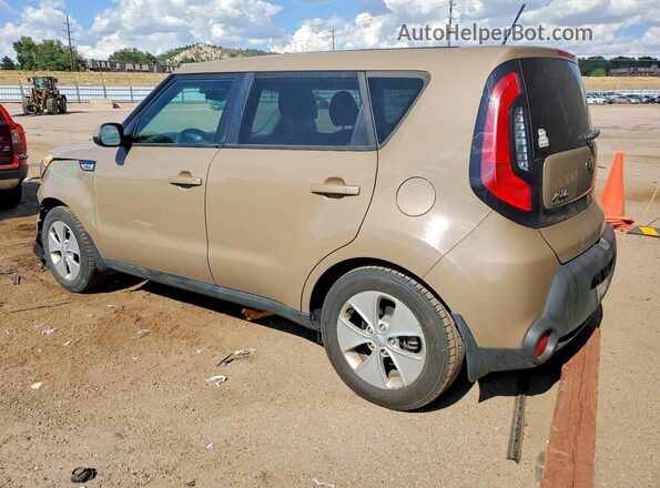 KNDJN2A2XG7287401 2016 KIA SOUL Brown Հետևի ձախ