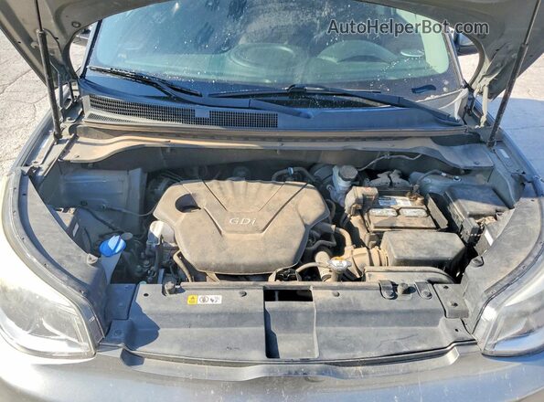 KNDJN2A2XG7307369 2016 KIA SOUL Silver Widok wnętrza z tyłu