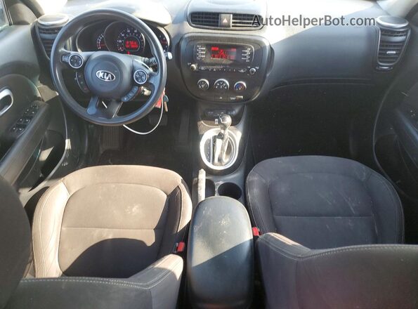 KNDJN2A2XG7307369 2016 KIA SOUL Silver Widok deski rozdzielczej