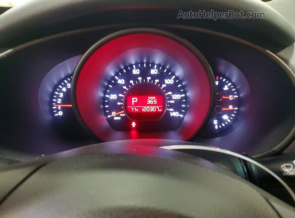 KNDJN2A2XG7325323 2016 KIA SOUL Серый Вид щитка приборов