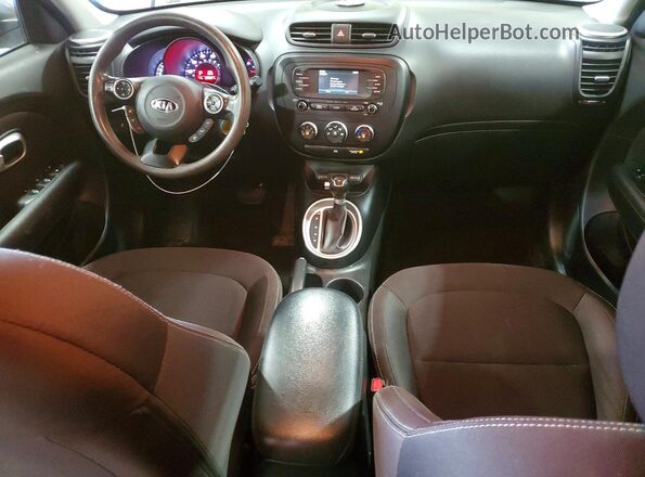 KNDJN2A2XG7325323 2016 KIA SOUL Серый Вид панели приборов