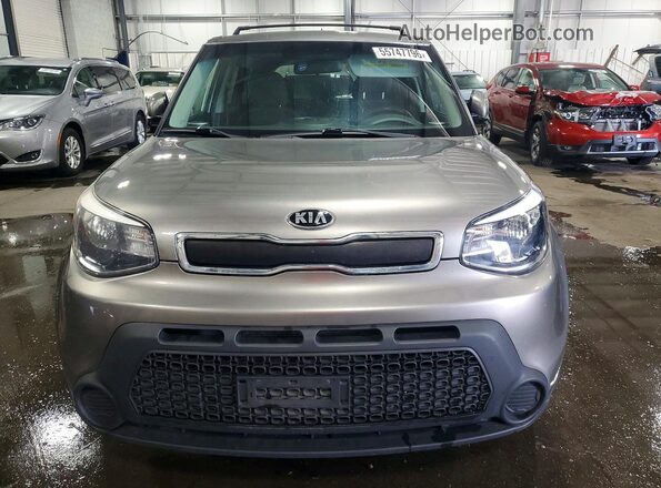 KNDJN2A2XG7325323 2016 KIA SOUL Серый Вид спереди
