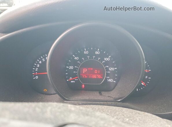 KNDJN2A2XG7843898 2016 KIA SOUL Белый Вид щитка приборов