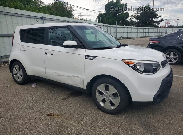 KNDJN2A2XG7843898 2016 KIA SOUL Белый Передняя правая четверть