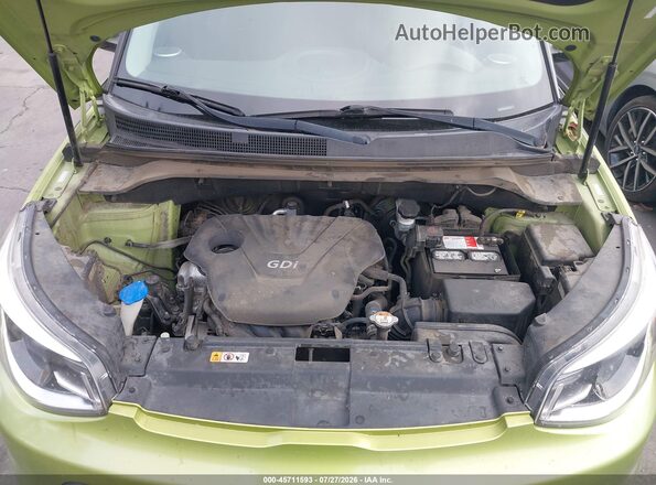 KNDJN2A2XG7871345 2016 KIA SOUL Green უკანა ხედი
