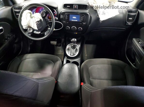 KNDJN2A2XH7412415 2017 KIA SOUL Gray Առջևի վահանակի տեսք