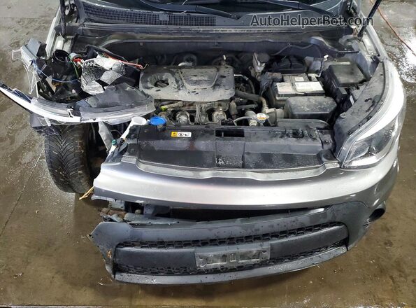 KNDJN2A2XH7412415 2017 KIA SOUL Gray Շարժիչի բաժամունքի տեսք