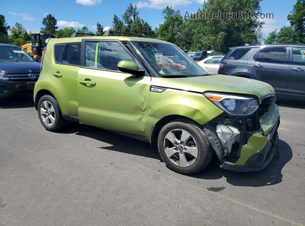 KNDJN2A2XH7879236 2017 KIA SOUL Green Delantero derecho