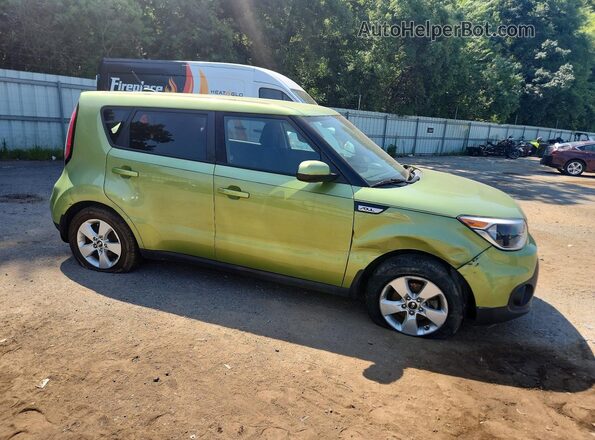 KNDJN2A2XH7879947 2017 KIA SOUL Green Przód prawy