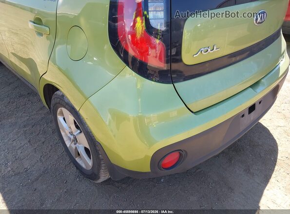 KNDJN2A2XJ7902097 2018 KIA SOUL Green Widok zestawu wskaźników