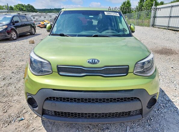 KNDJN2A2XK7919600 2019 KIA SOUL Green Vista frontal