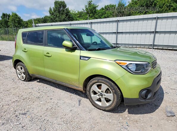 KNDJN2A2XK7919600 2019 KIA SOUL Green Delantero derecho