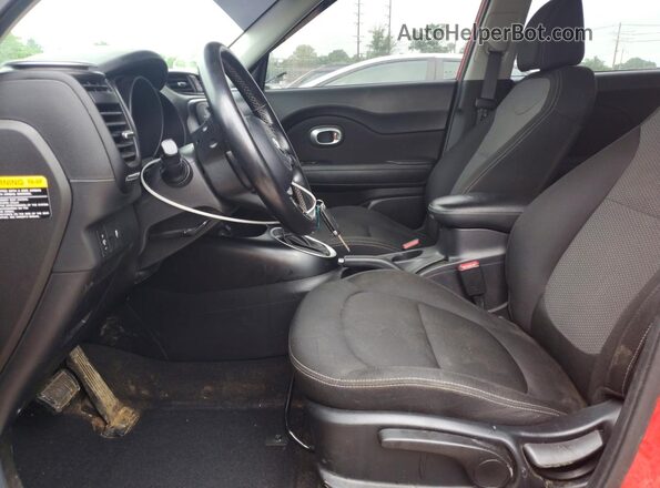 KNDJP3A50K7646497 2019 KIA SOUL Red Vista interior delantera