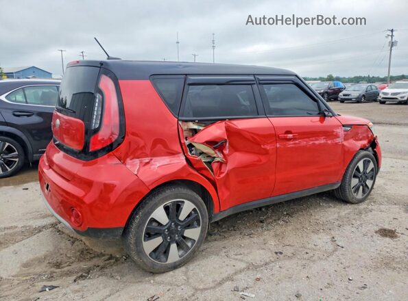 KNDJP3A50K7646497 2019 KIA SOUL Red Trasero derecho
