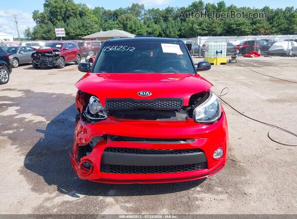 KNDJP3A50K7661033 2019 KIA SOUL Red Սարքավորումների վահանակի տեսք