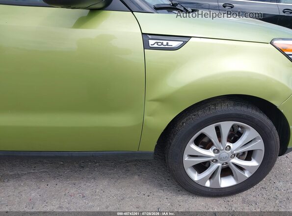 KNDJP3A53G7869592 2016 KIA SOUL Green Вид спереду