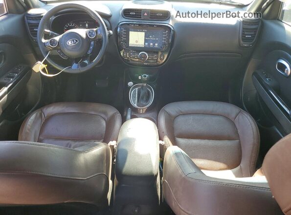 KNDJP3A53H7464012 2017 KIA SOUL Brown წინა პანელის ხედი