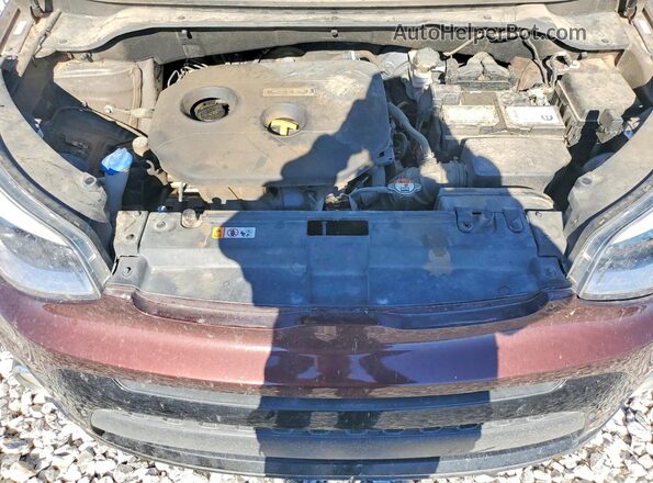 KNDJP3A53H7464012 2017 KIA SOUL Brown უკანა სალონის ხედი