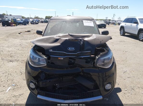 KNDJP3A55H7467316 2017 KIA SOUL Black Widok zestawu wskaźników