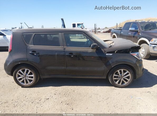 KNDJP3A55H7467316 2017 KIA SOUL Black Widok wnętrza z tyłu