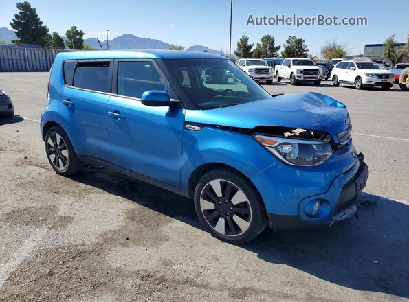 KNDJP3A55H7480552 2017 KIA SOUL Blue Առջևի աջ