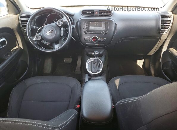 KNDJP3A55H7480552 2017 KIA SOUL Blue Առջևի վահանակի տեսք