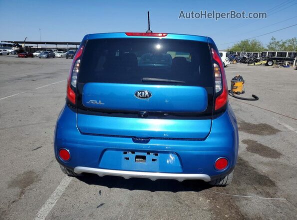 KNDJP3A55H7480552 2017 KIA SOUL Blue Հետևի տեսք