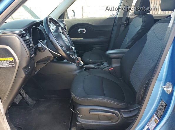 KNDJP3A55H7480552 2017 KIA SOUL Blue Սալոնի դիմացի տեսք