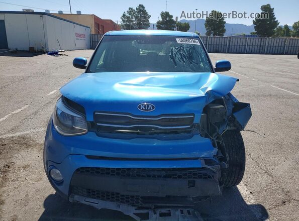 KNDJP3A55H7480552 2017 KIA SOUL Blue Դիմացի տեսք