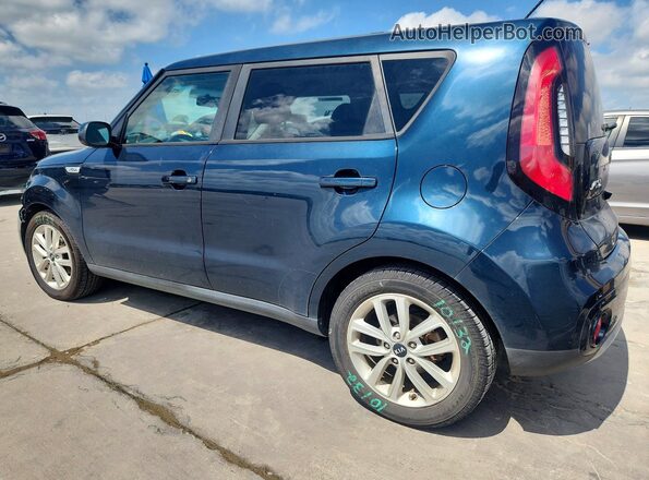 KNDJP3A56H7412972 2017 KIA SOUL Gray Trasero izquierdo