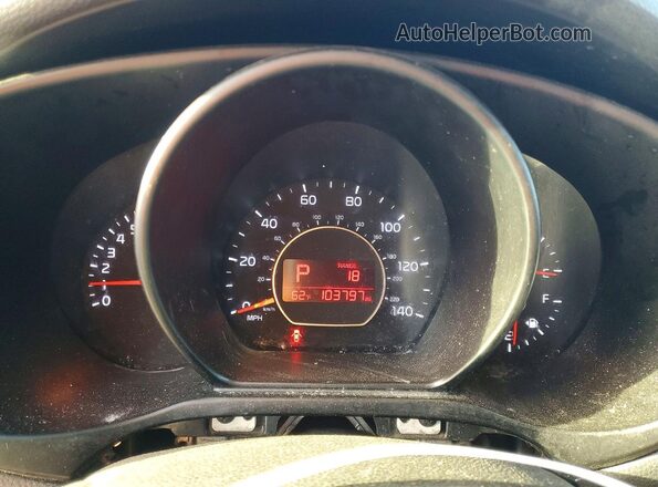 KNDJP3A56H7463582 2017 KIA SOUL Синий Вид щитка приборов