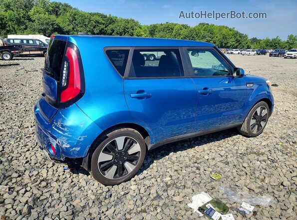 KNDJP3A56J7564014 2018 KIA SOUL Blue Задня права чверть