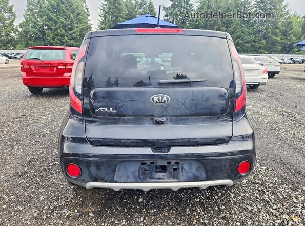 KNDJP3A57H7446581 2017 KIA SOUL Black Հետևի տեսք