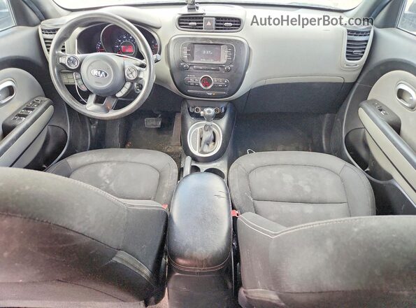KNDJP3A58H7465348 2017 KIA SOUL Black Dashboard view