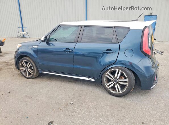 KNDJP3A59J7601458 2018 KIA SOUL Синий Задняя левая четверть