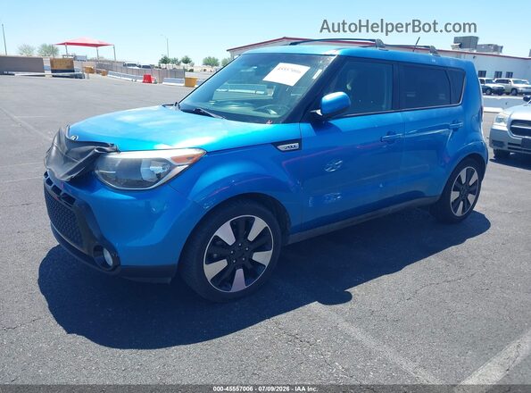 KNDJP3A5XG7298666 2016 KIA SOUL Blue Передня ліва чверть