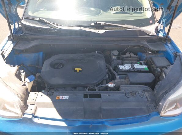 KNDJP3A5XG7298666 2016 KIA SOUL Blue Вид ззаду