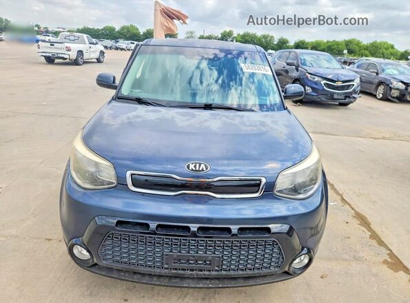 KNDJP3A5XG7336641 2016 KIA SOUL Blue Դիմացի տեսք