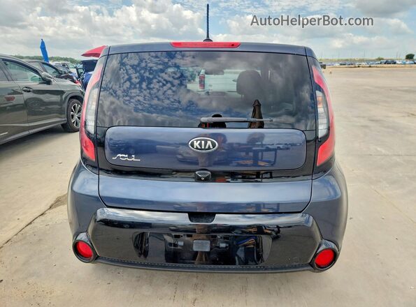 KNDJP3A5XG7336641 2016 KIA SOUL Blue Հետևի տեսք