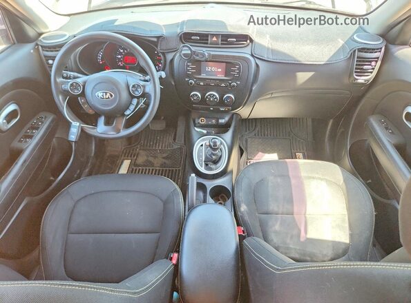 KNDJP3A5XG7343038 2016 TOYOTA SOUL Charcoal Dashboard view