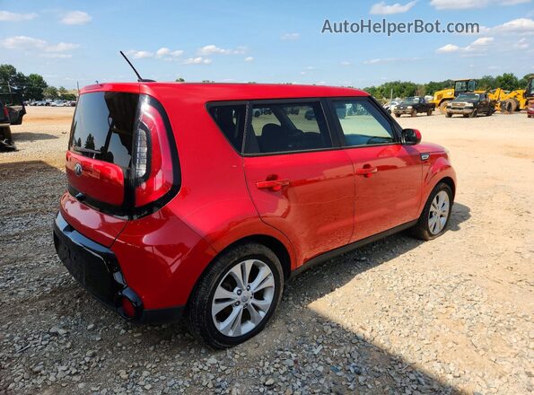 KNDJP3A5XG7843832 2016 KIA SOUL Red Задня права чверть