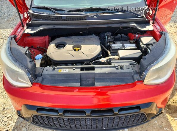 KNDJP3A5XG7843832 2016 KIA SOUL Red Вид підкапотного простору